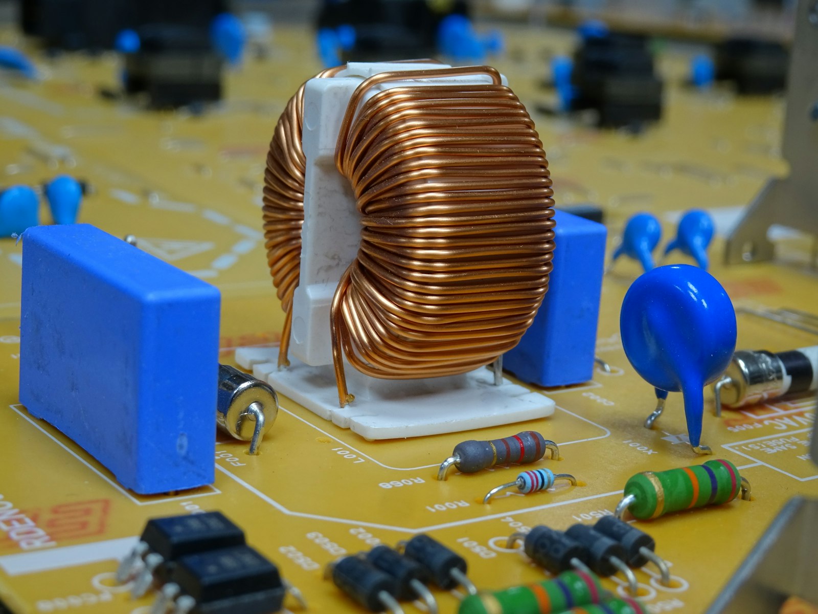 Close-up of a circuit board, representing the certified data destruction and component recycling process at Arizona PC Recycling
