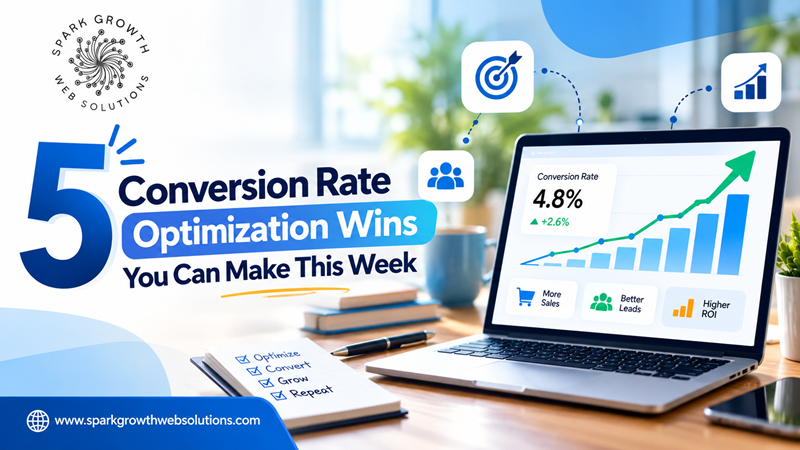 5 Conversion Rate Optimization Wins You Can Make This Week