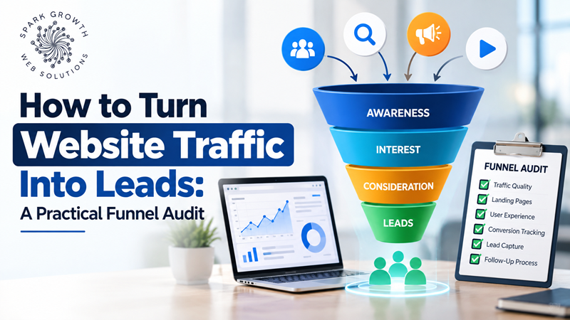 How to Turn Website Traffic Into Leads: A Practical Funnel Audit