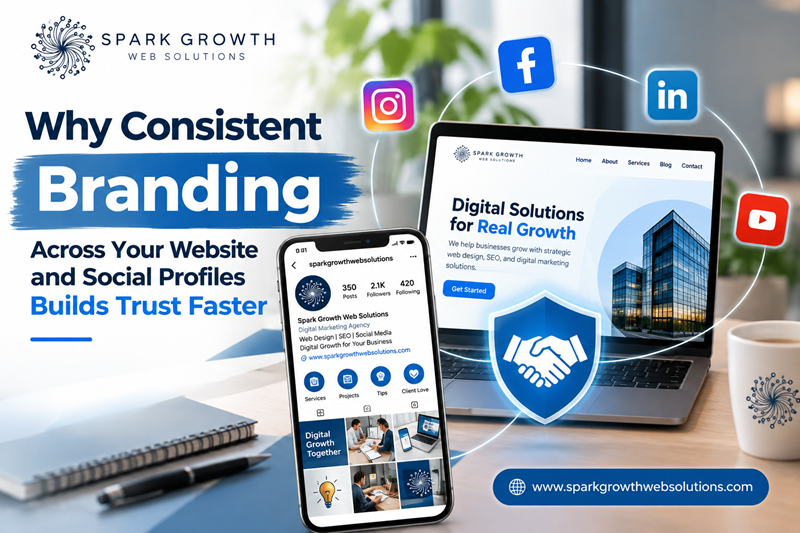 Why Consistent Branding Across Your Website and Social Profiles Builds Trust Faster